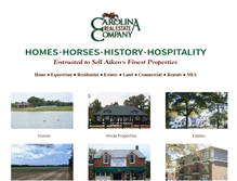 Tablet Screenshot of carolinahorseproperties.com